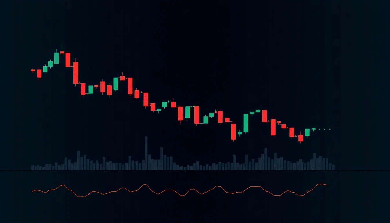 Detaillierter Candlestick-Chart mit den Indikatoren RSI, MACD und Bollinger Bands.